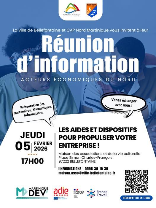 Réunion d'information : les aides et dispositifs pour propulser votre entreprise