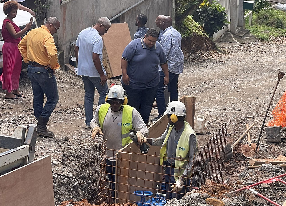 Le Président de CAP Nord en visite de terrain au Gros-Morne : cap sur les chantiers structurants